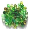50 6mm Faceted Green Mix